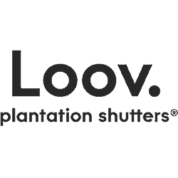 loov. plantation shutters logo
